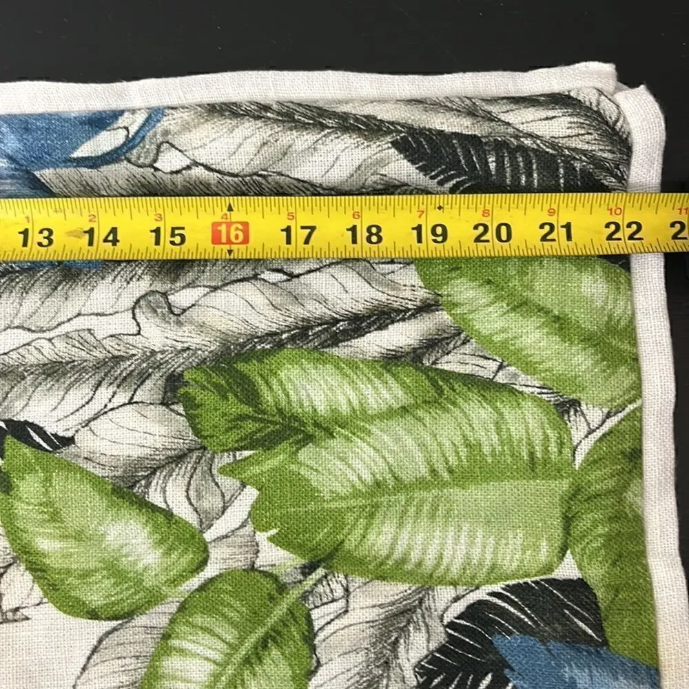 Williams Sonoma Tropical Jungle Print pillow cover